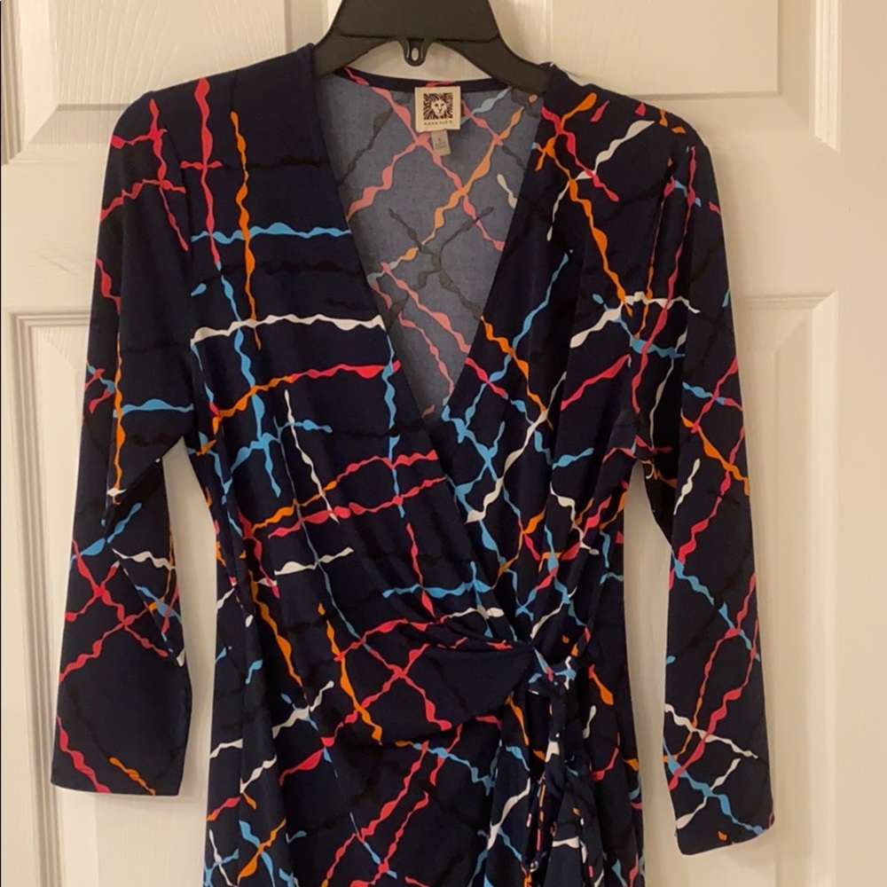 Anne Klein Faux wrap dress